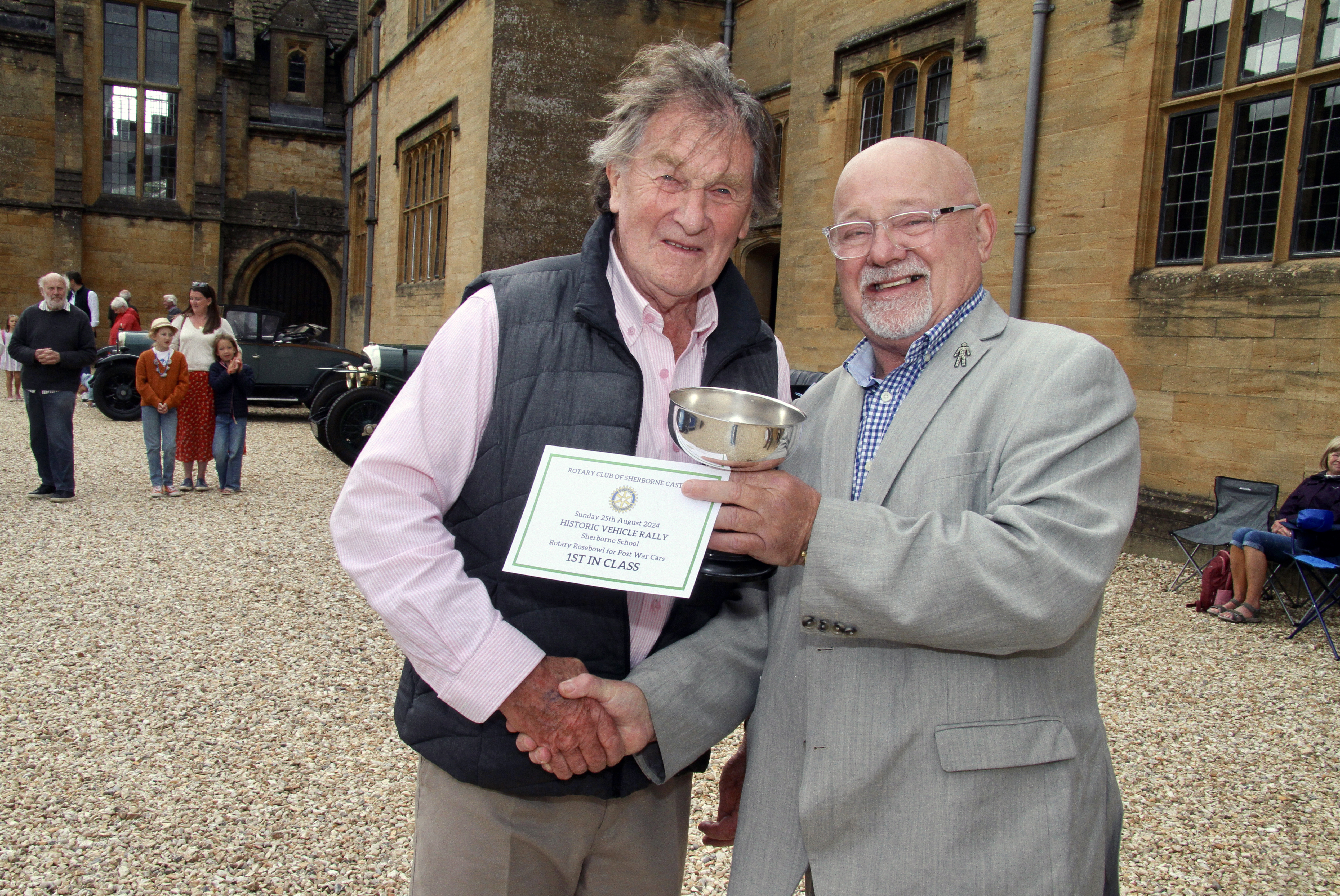 13. Rotary Rose Bowl for Post War Cars, 1st in Class, Whitaker, 1957 Alfa Romeo Spider Veloce