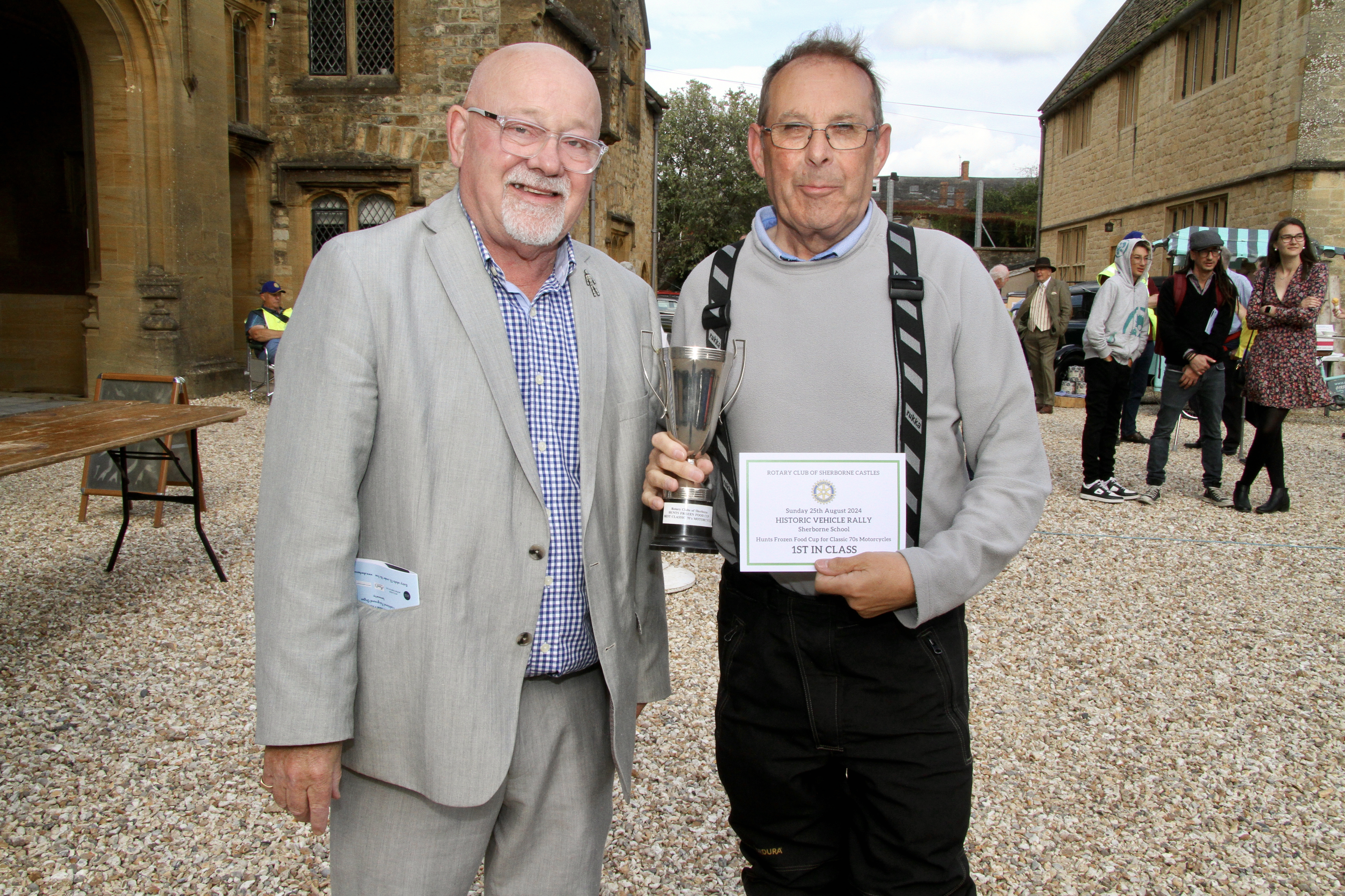 23. Hunts Frozen Food Cup for Classic 70s Motorcycle, Adley, 1970 BSA A75